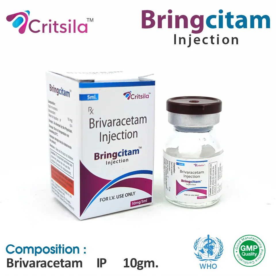 Brivaracetam Injection at the best price in PCD Pharma Franchise for seizure control.